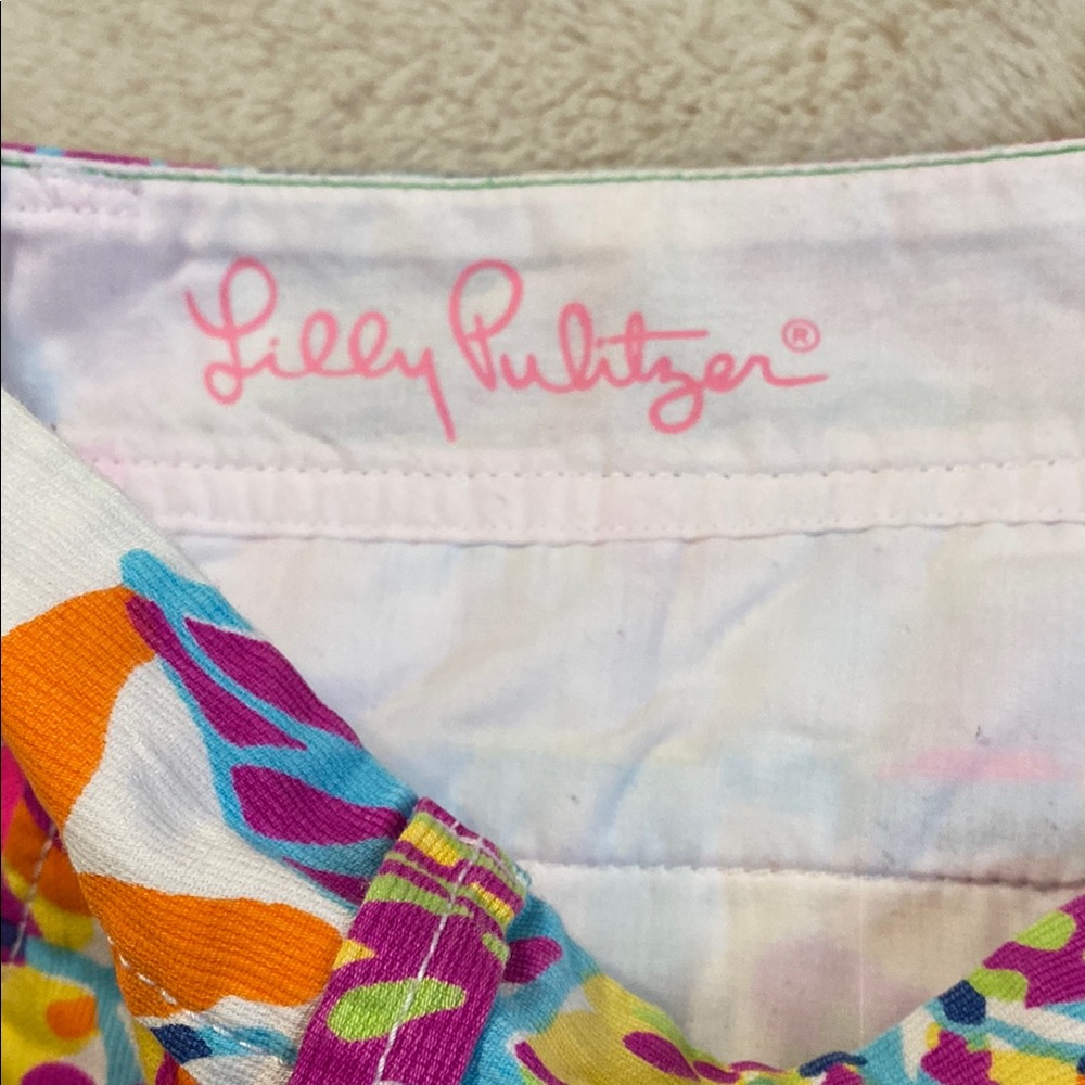 Lilly‎ Pulitzer Colorful Floral Women's Shorts - Picture 4 of 6
